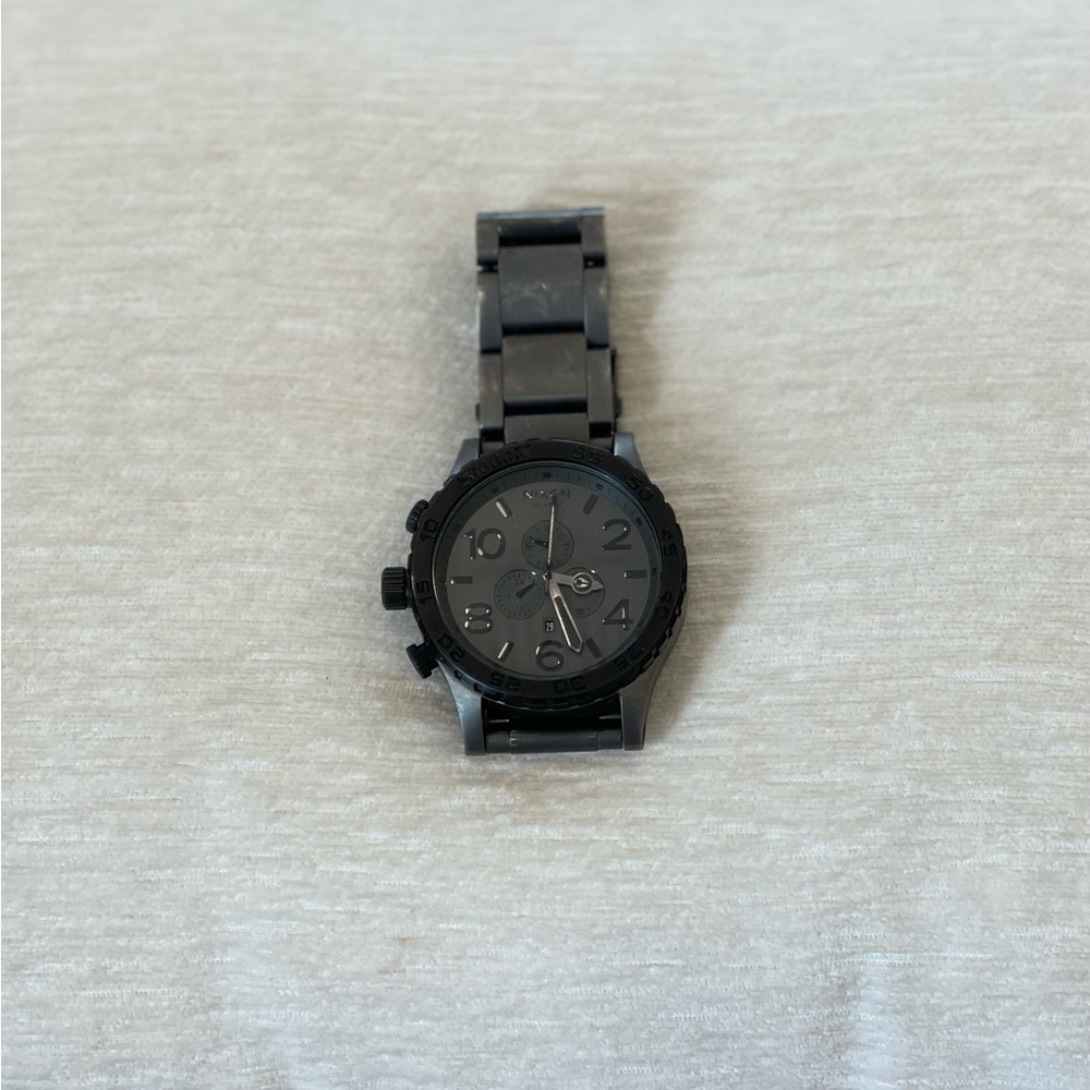 Watch 5130 CHRONO A0833086 ALL MATTE BLACK Men 51-30 A083-3086 Genuine 51 MM